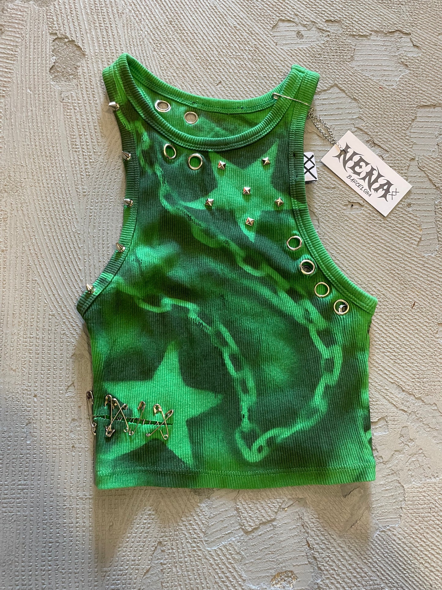 Custom green singlet