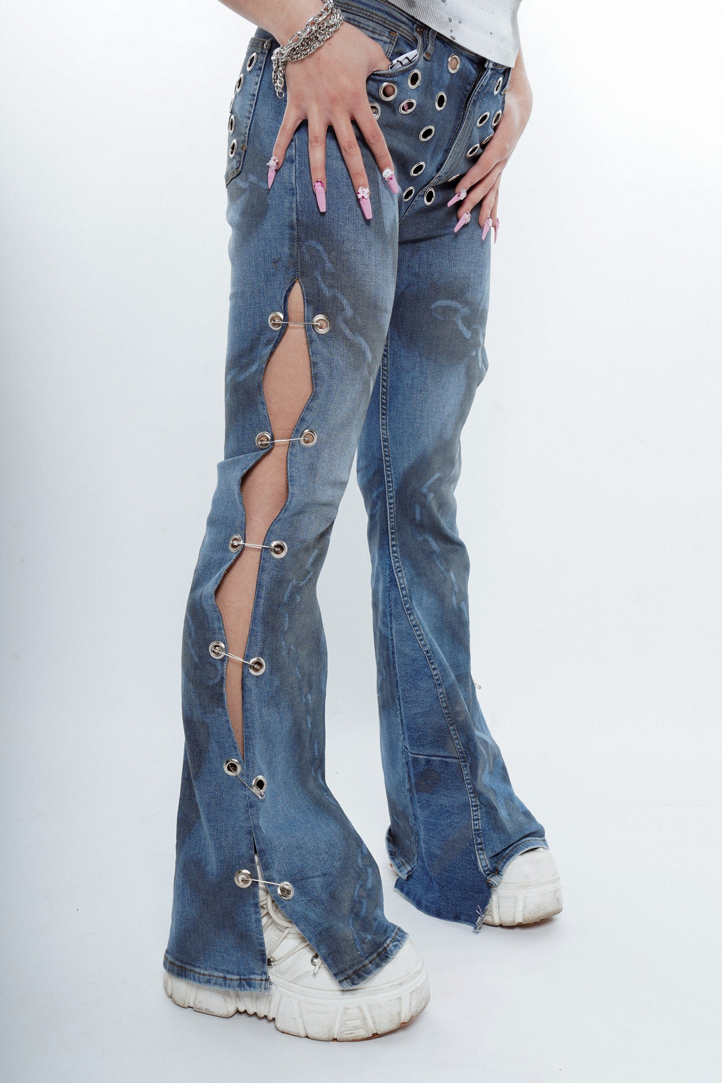 Mirror Eyes Flare Jeans