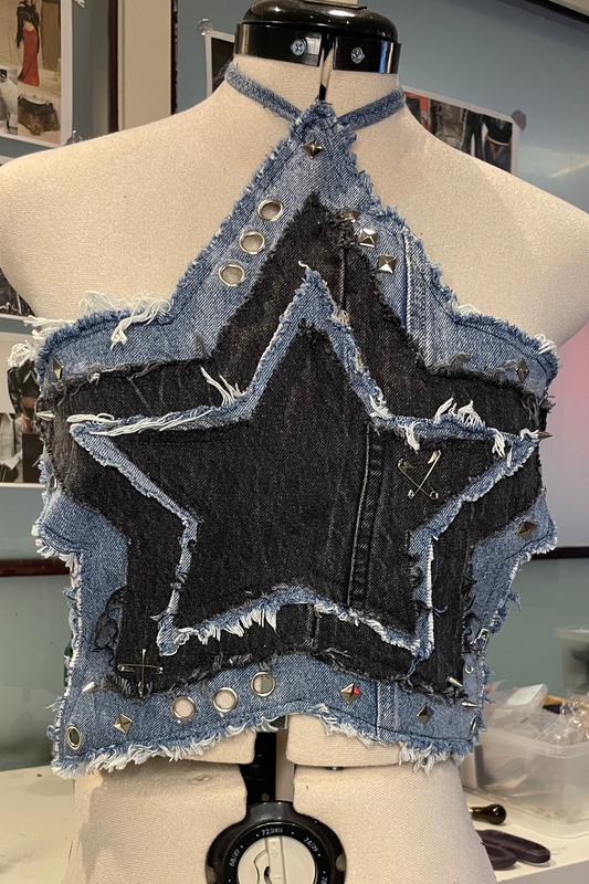 DIY Punk Star Top PDF pattern
