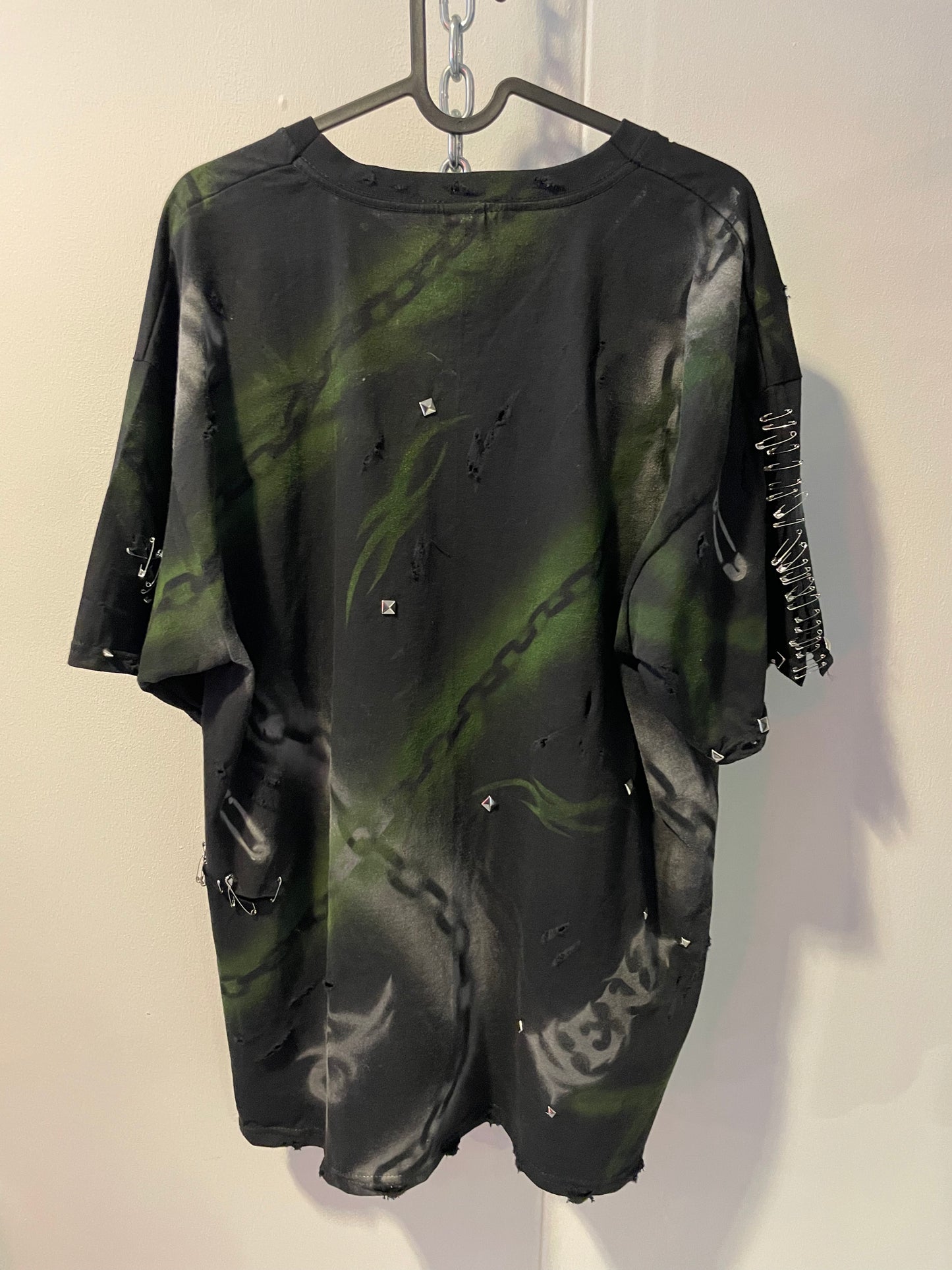 Oversized Punk nipple t-shirt