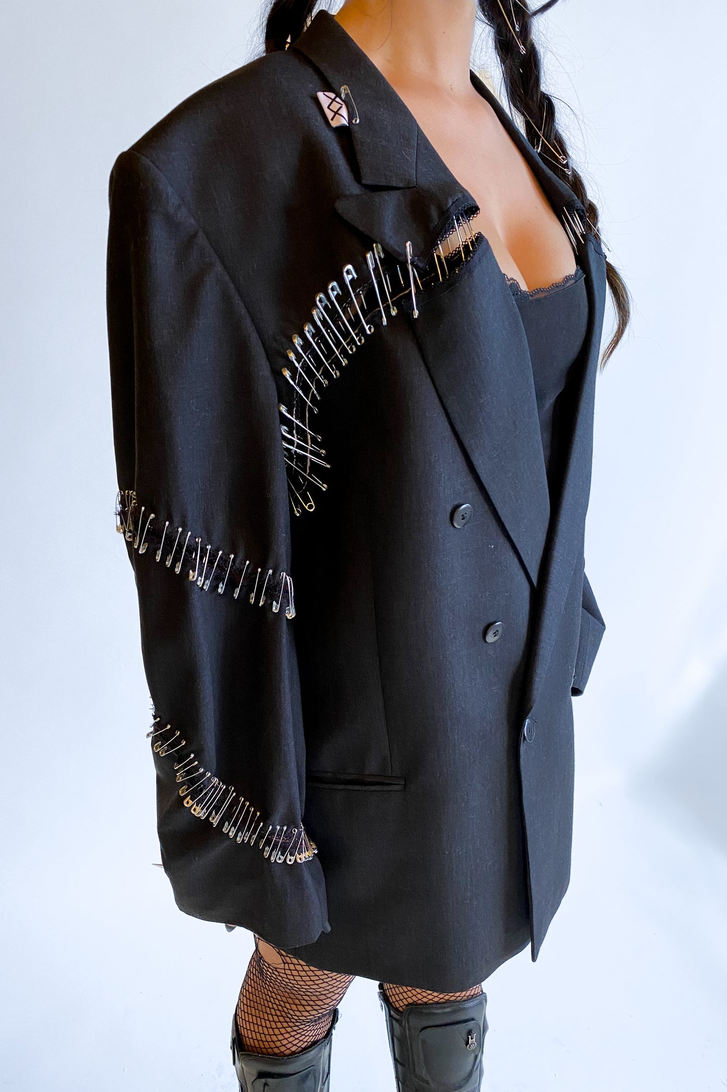 Ain't Know Other Man Custom Oversized Blazer |
