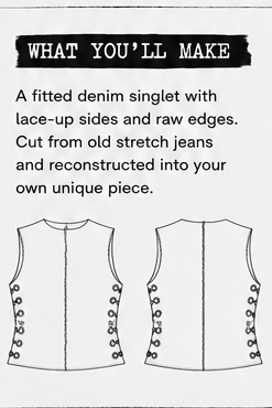 THE PUNK SINGLET SIDE LACE UP