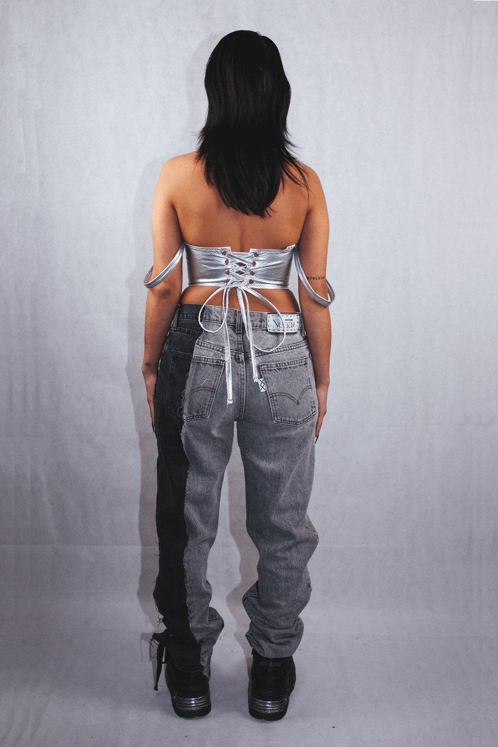 SAVVY Handmade Corset - Silver