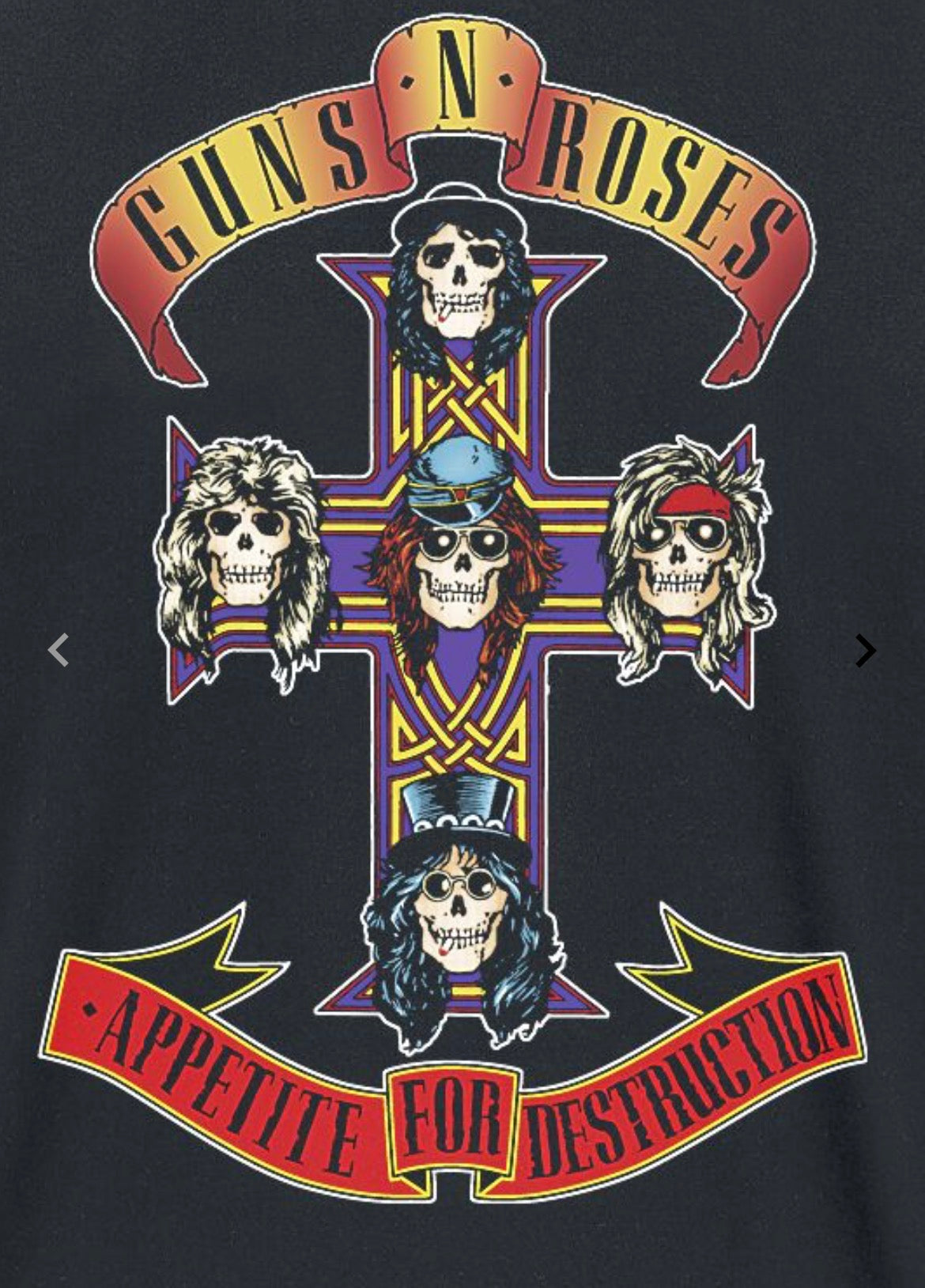 Custom Guns n roses t-shirt dress 🌹🎸