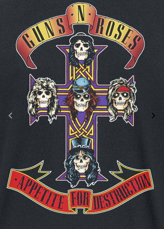 Custom Guns n roses t-shirt dress 🌹🎸