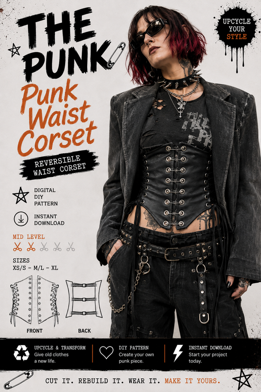 THE PUNK WAIST CORSET PDF PATTERN