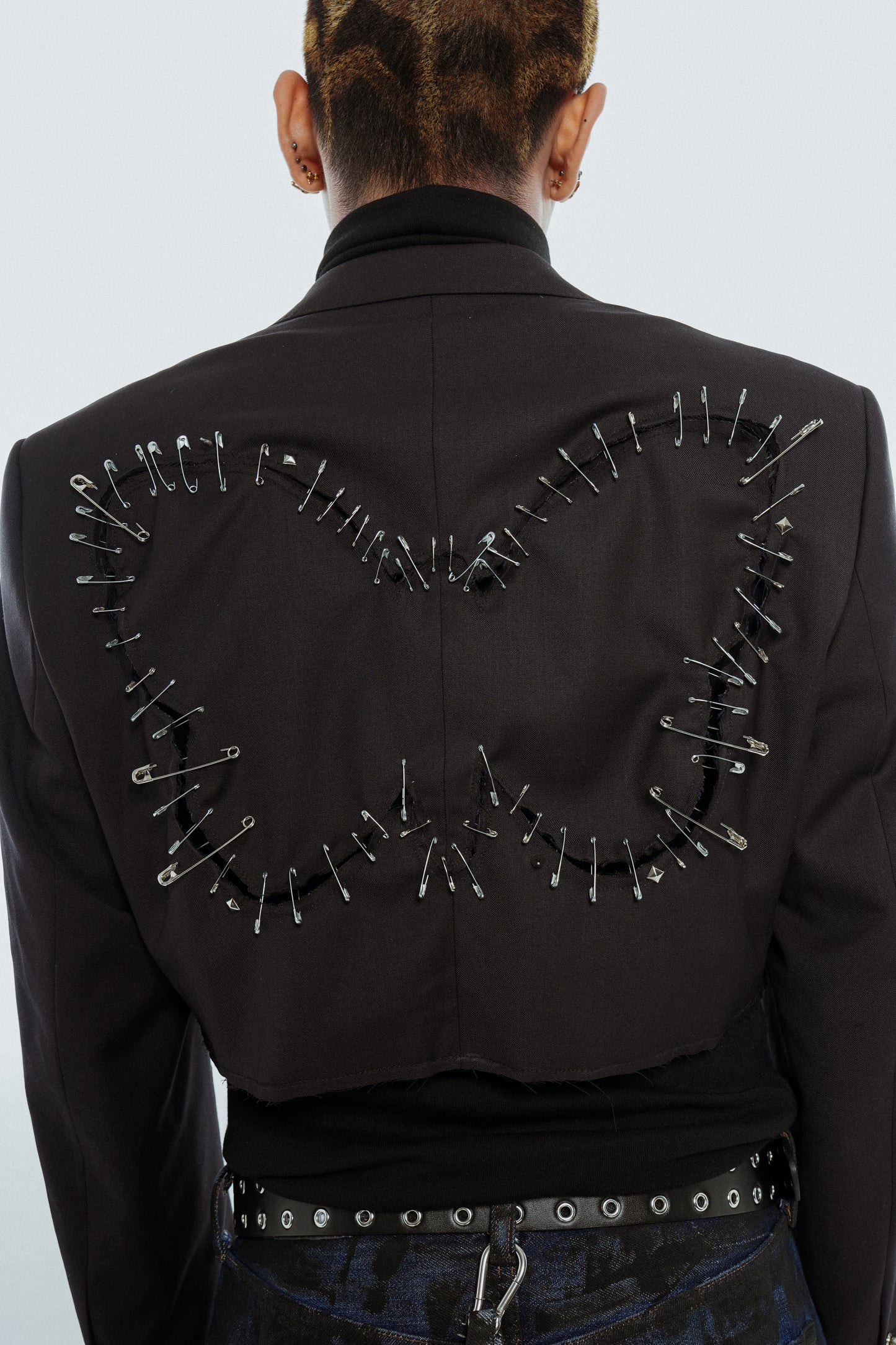 Morph Cropped Butterfly Blazer