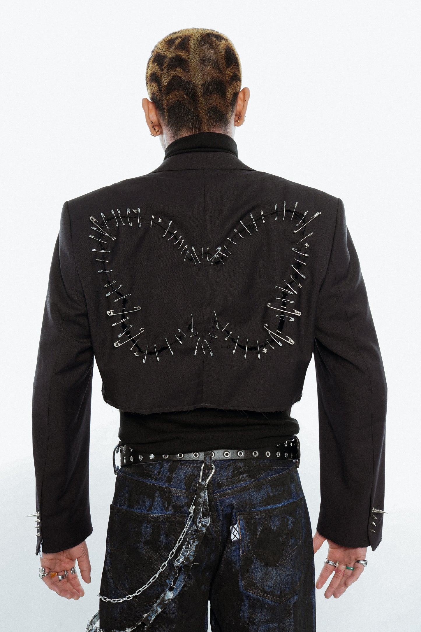 Morph Cropped Butterfly Blazer