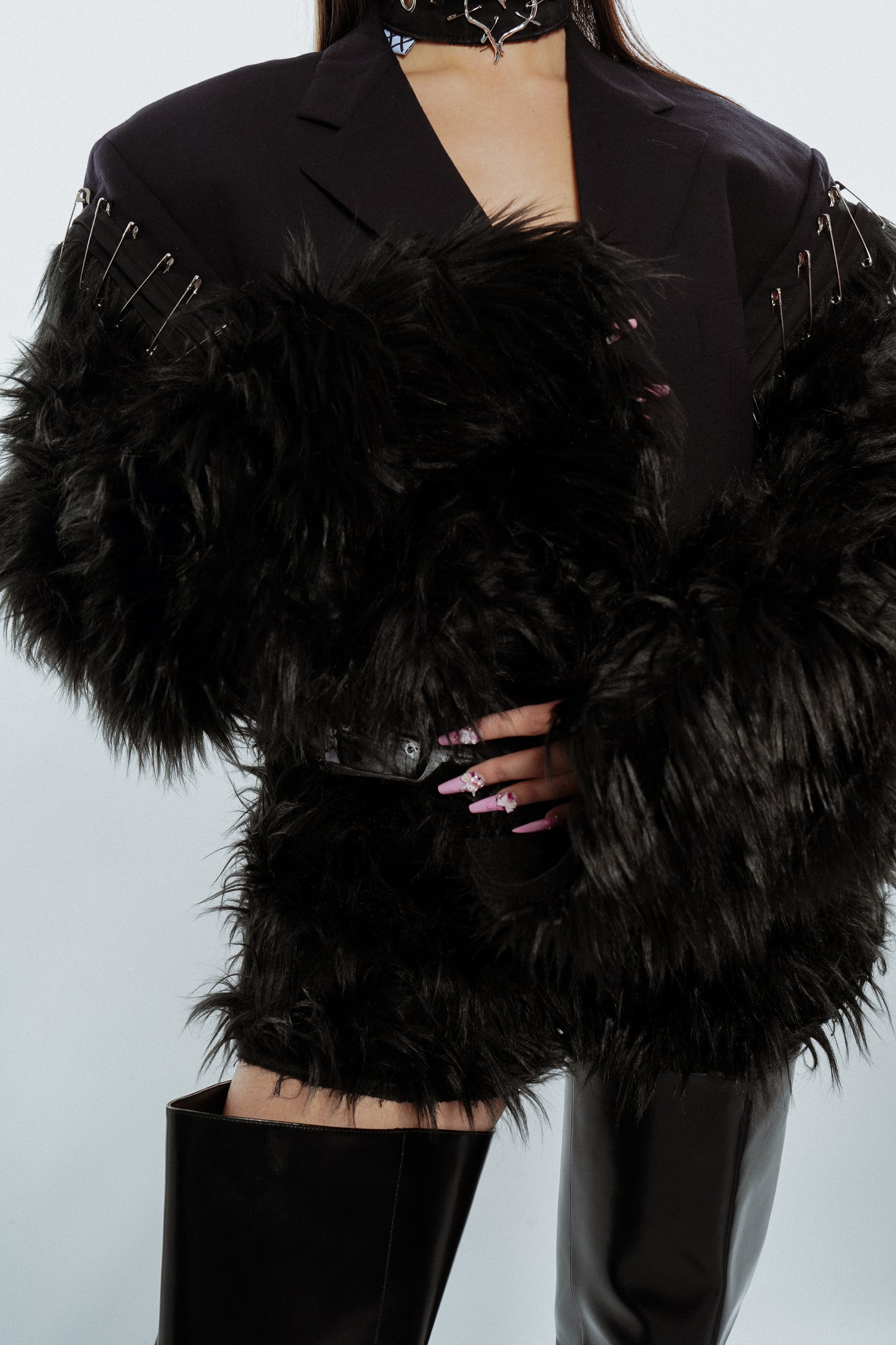 Morph Fur Armour Blazer