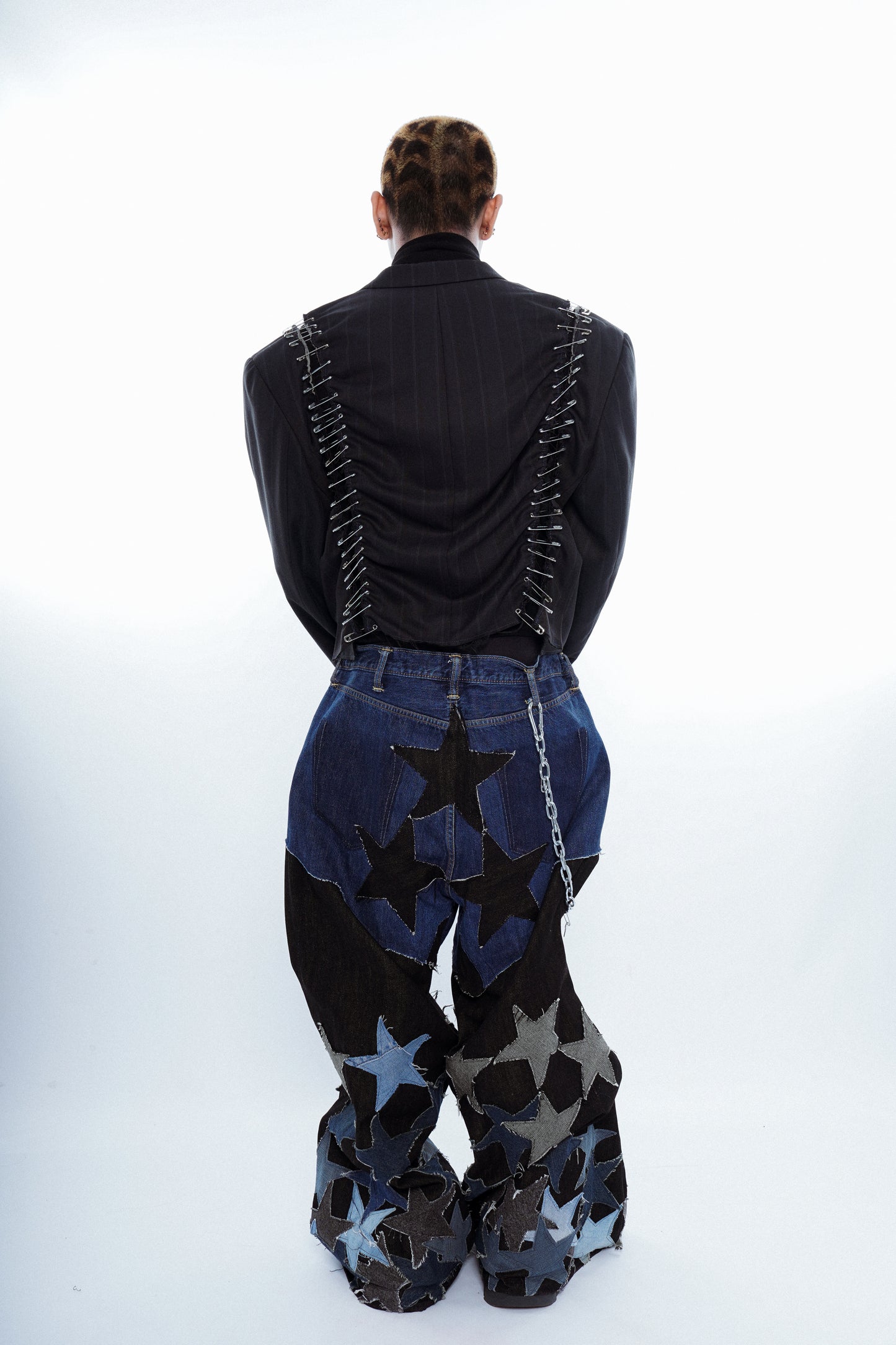 Guardian Star Patch Massive Wide Leg Jeans