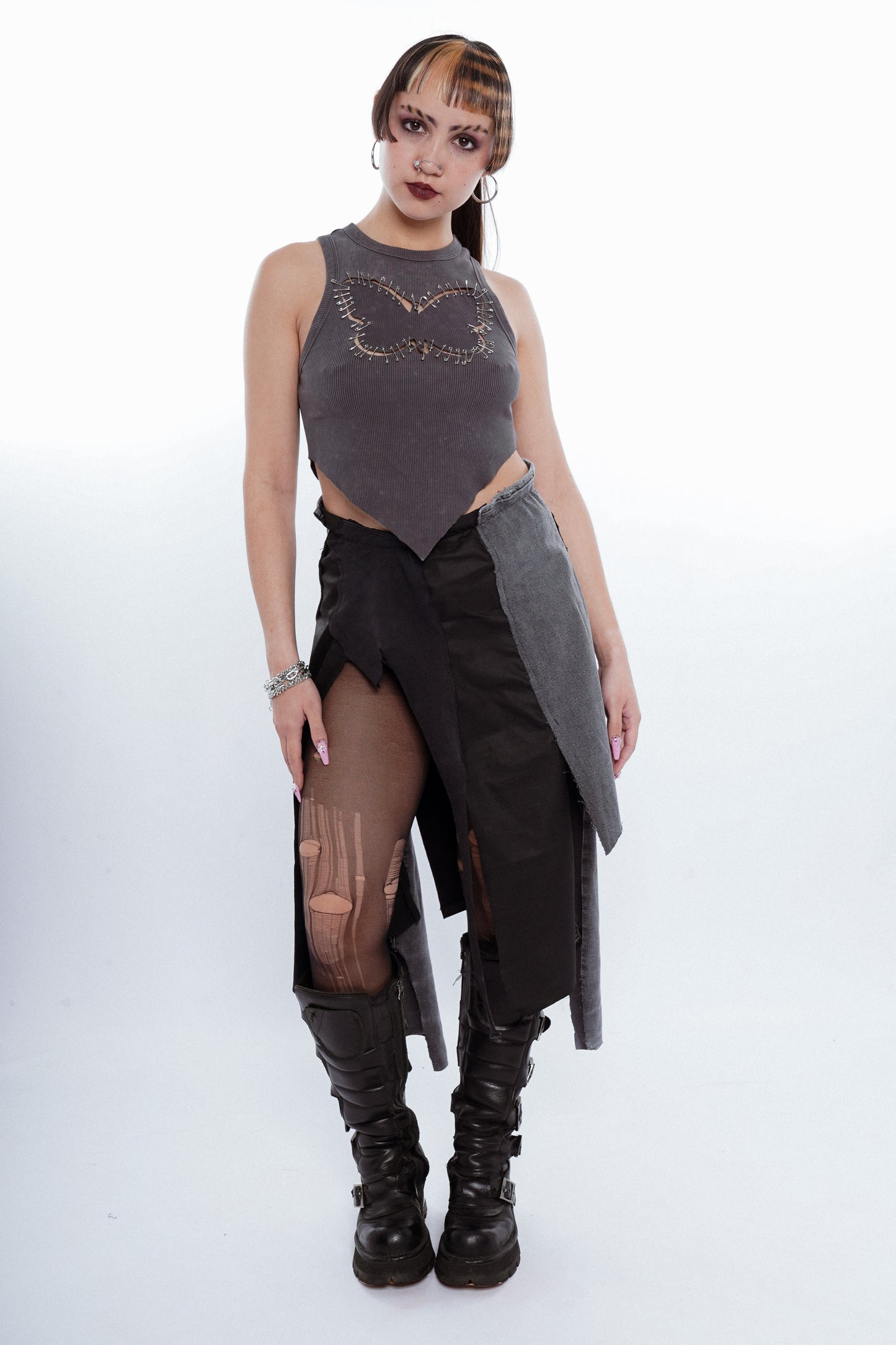 Morph Hybrid Strip Skirt