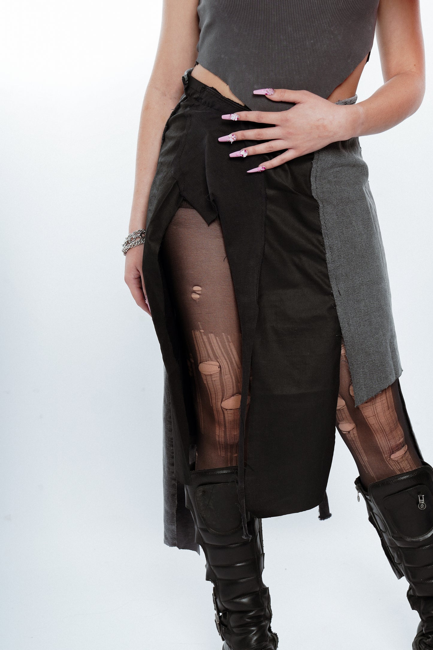 Morph Hybrid Strip Skirt