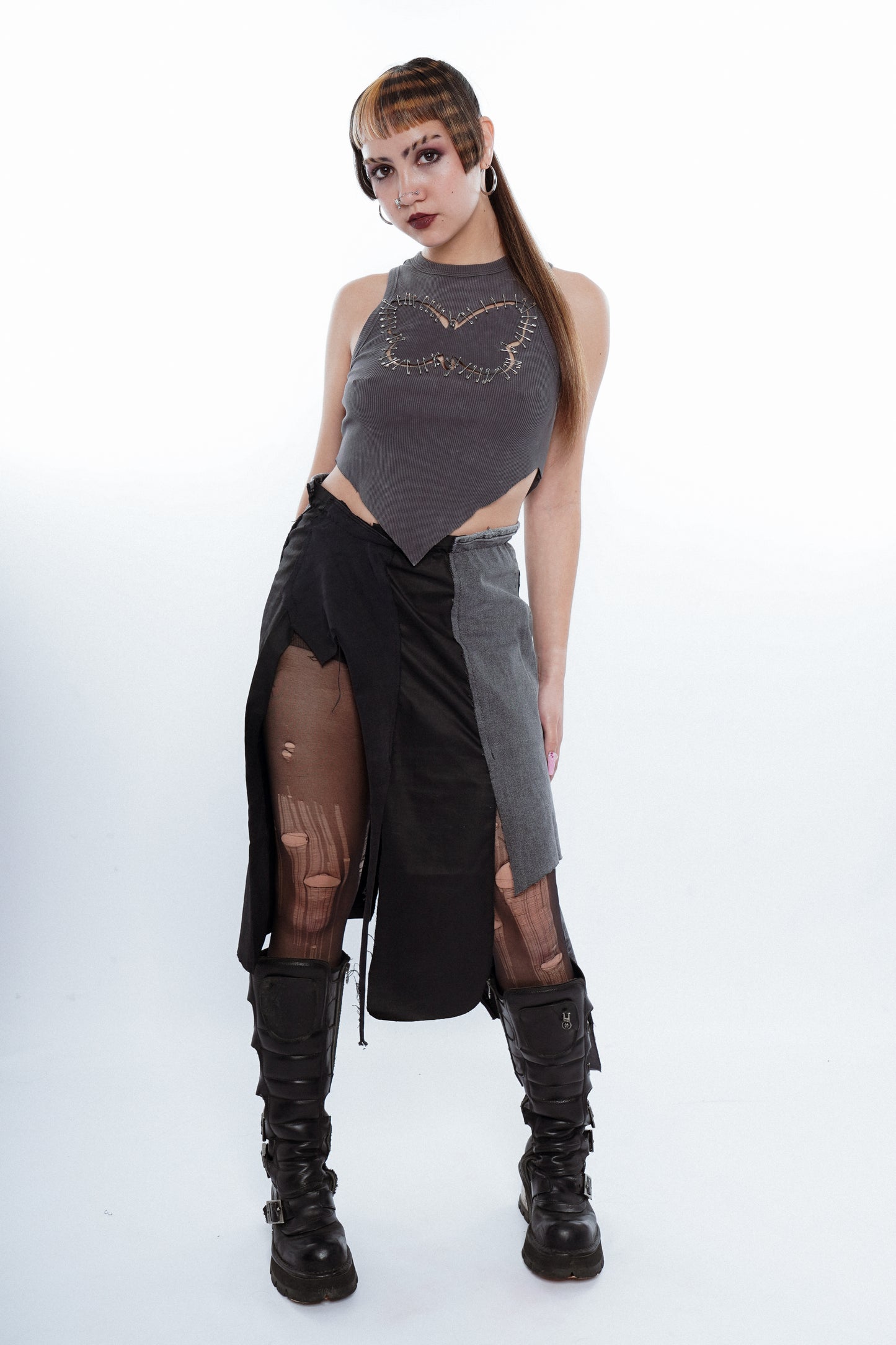 Morph Hybrid Strip Skirt