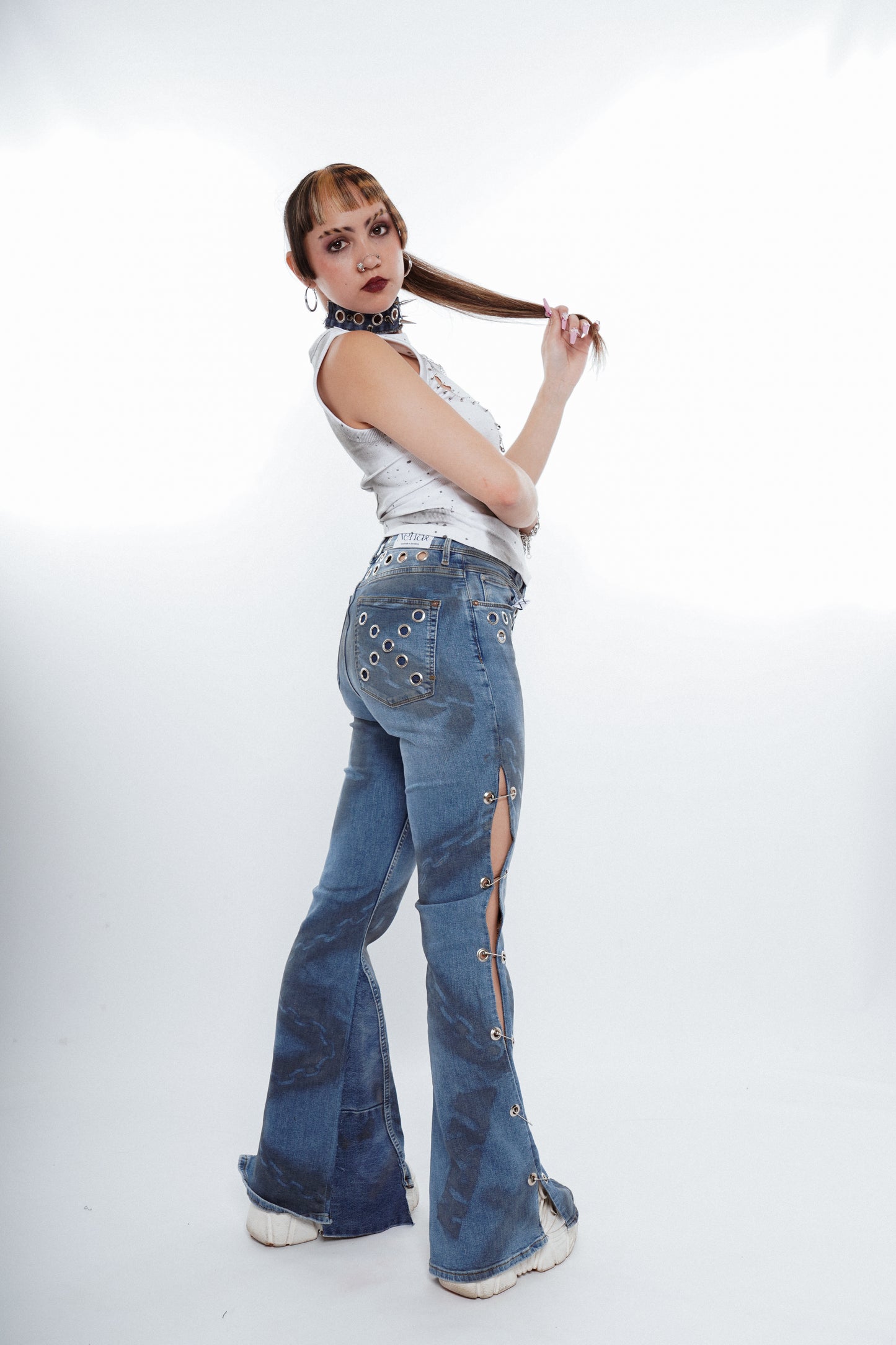 Mirror Eyes Flare Jeans