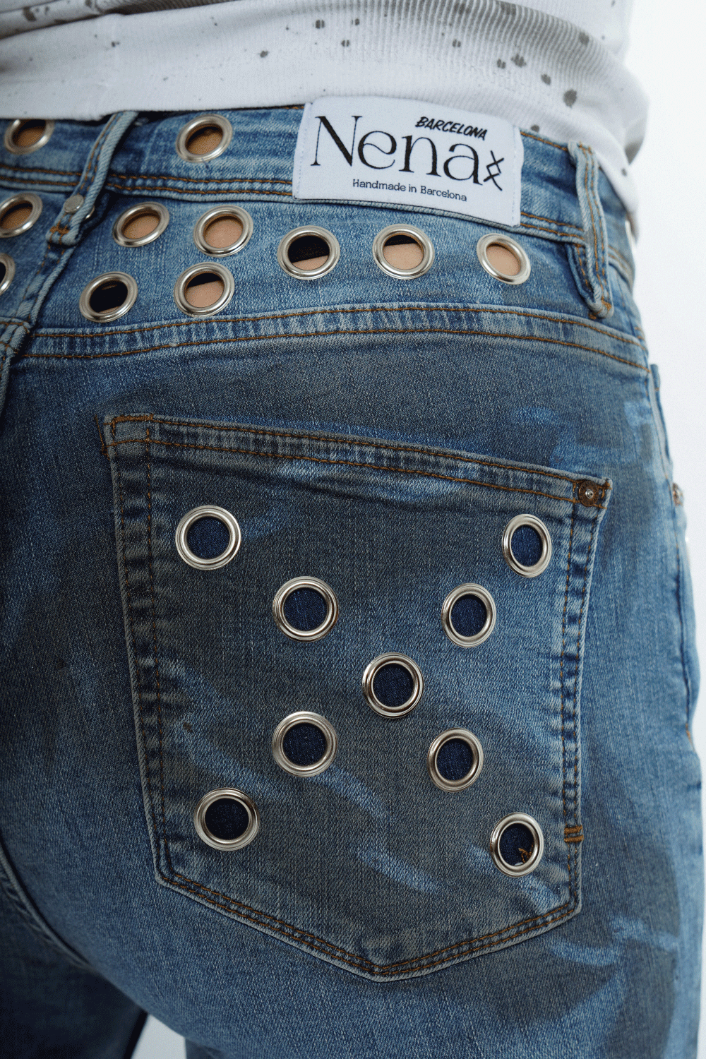 Mirror Eyes Flare Jeans