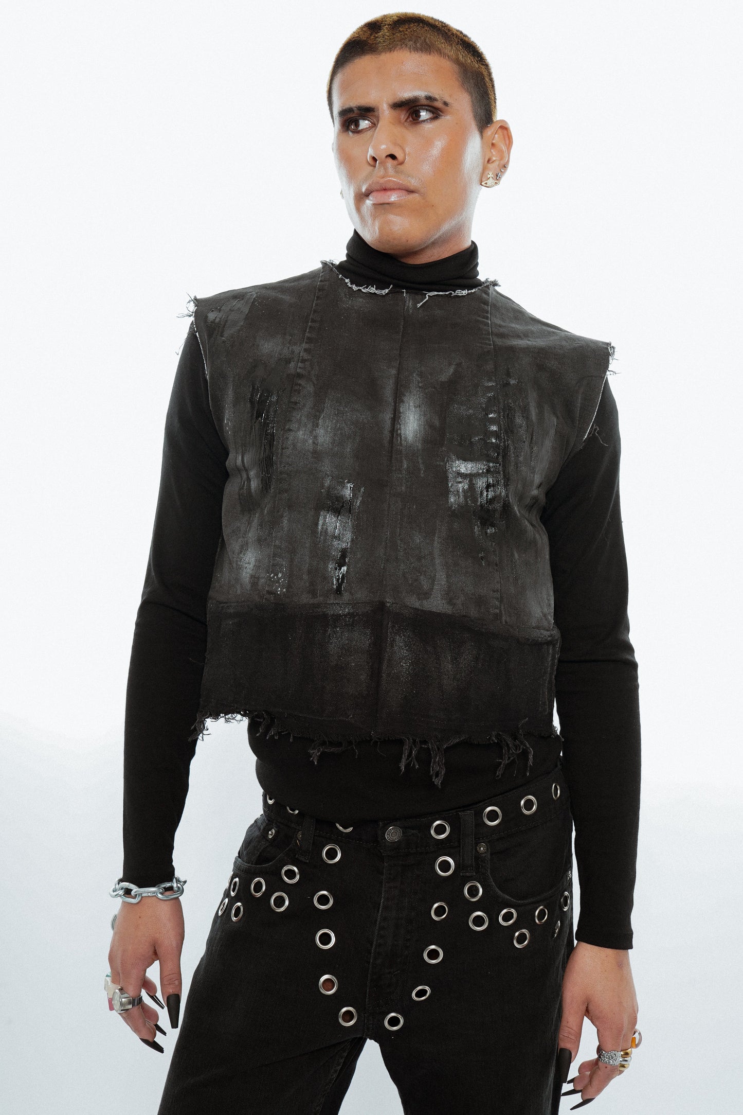 Guardian Oil Coated Denim Top