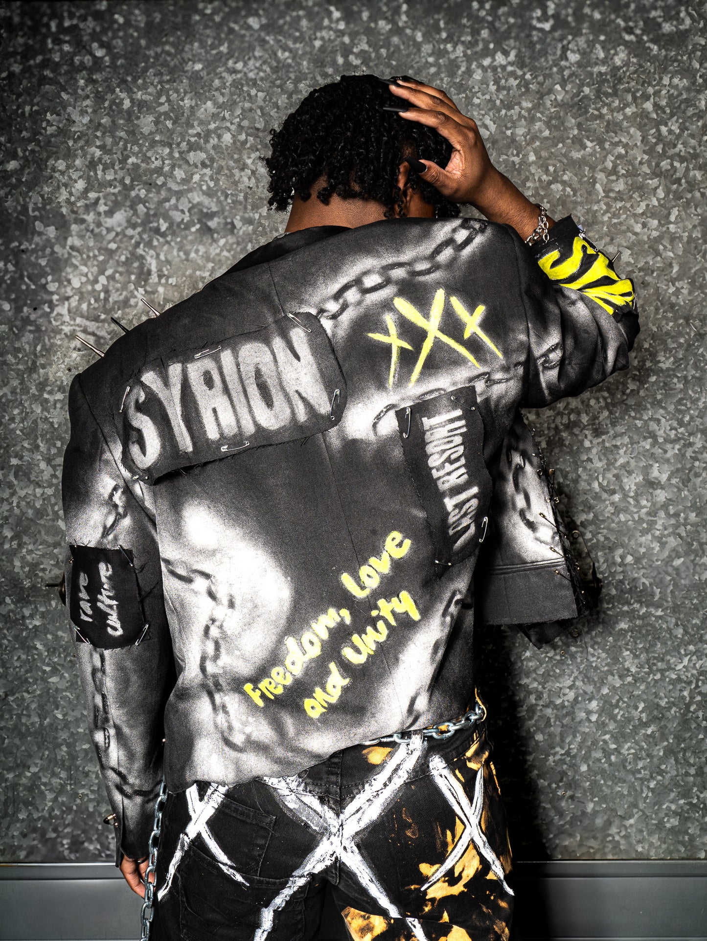 SYRION Upcycled Punk Blazer