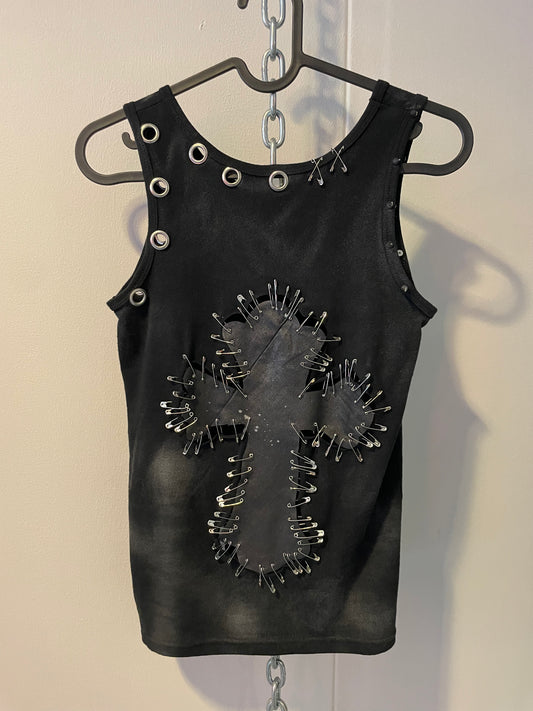Punk cross tanktop