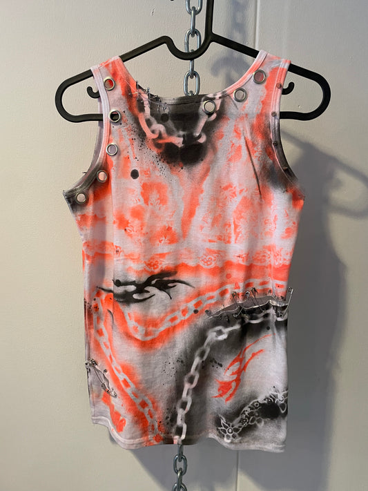 Punk spraypaint tanktop