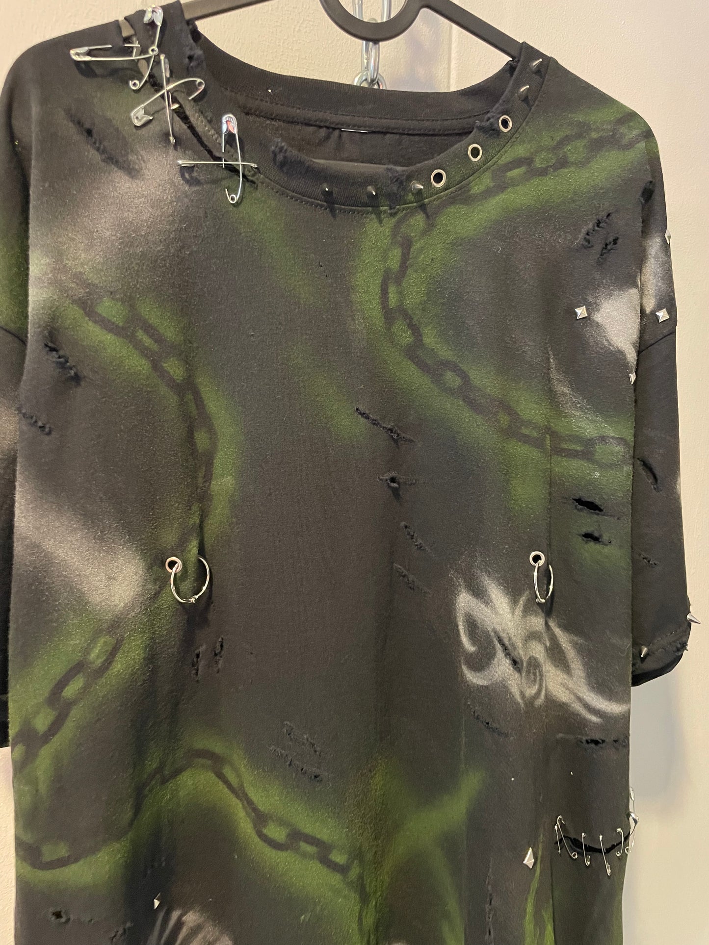 Oversized Punk nipple t-shirt