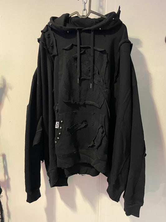 Reconstructed oversized hoodie