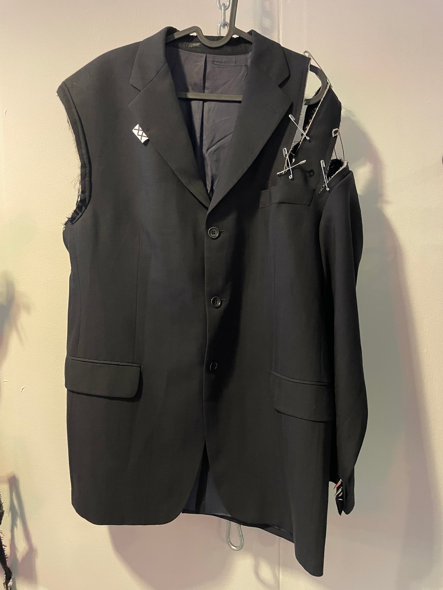 "Chain Reaction" Asymmetrical Blazer
