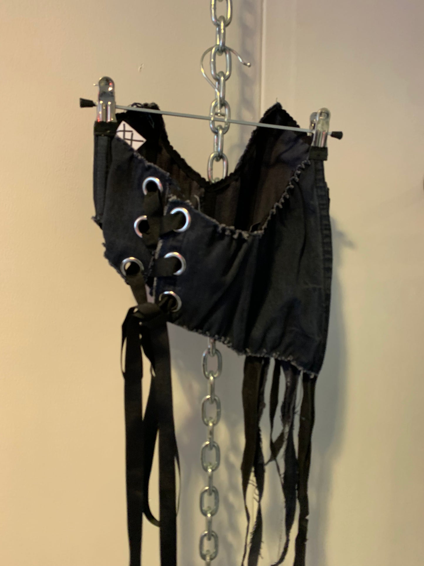 SASSY Denim Corset Asymmetrical