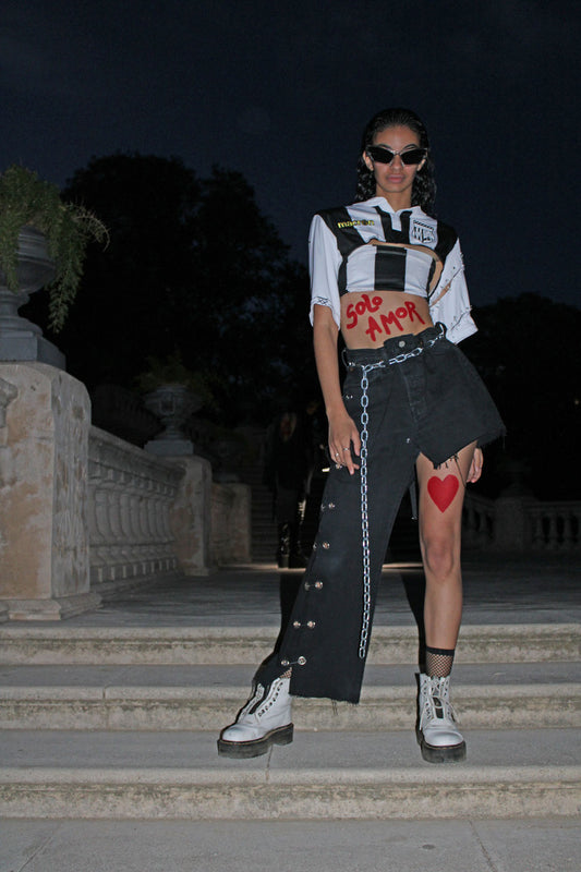 TEASE ASYMMETRICAL SKIRT