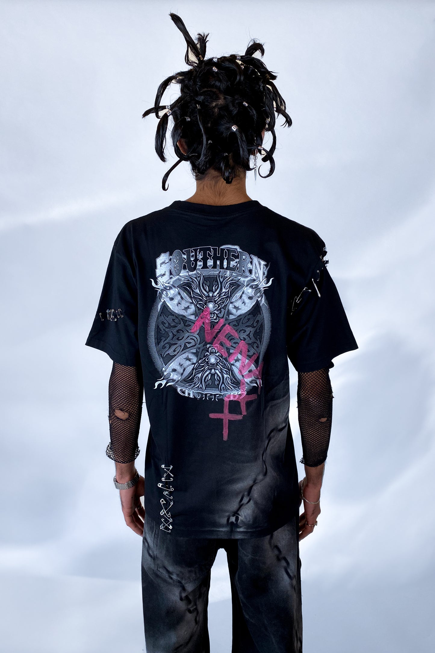 “Dragon's Reign” Customized Vintage Rock T-Shirt