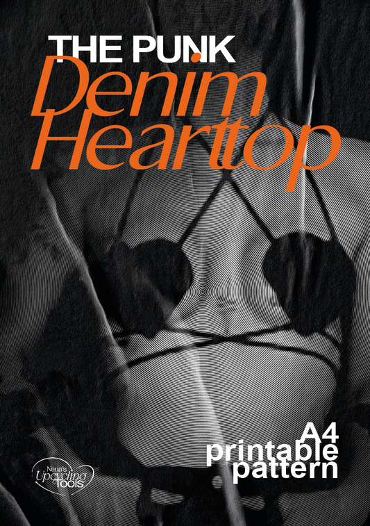 DIY Punk Denim Heart Top PDF Pattern