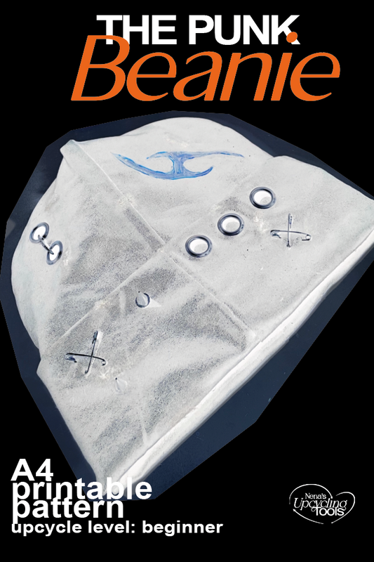 DIY Punk Beanie PDF pattern