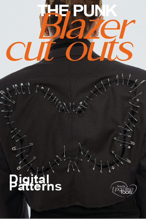 DIY Punk BLAZER — HEART / BUTTERFLY / CROSS / LIGHTNING PDF Download