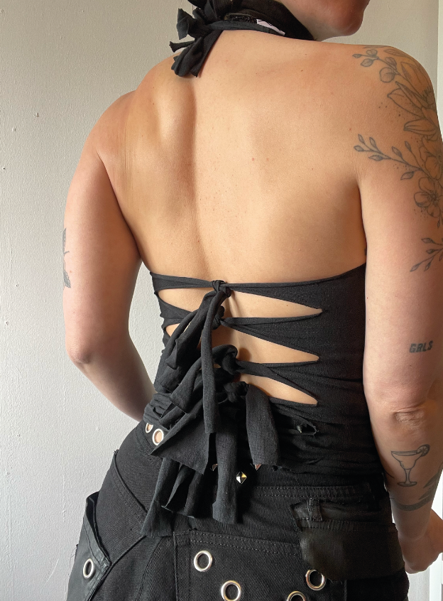 DIY Punk Haltertop PDF Download + Tutorial