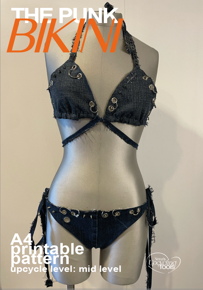 THE PUNK DENIM BIKINI PDF PATTERN