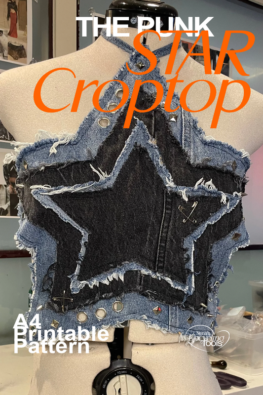DIY Punk Star Top PDF pattern