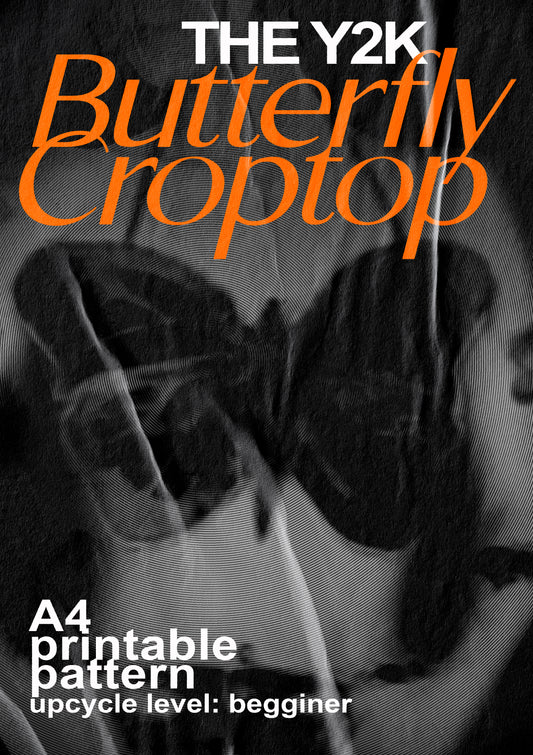 DIY Punk Butterfly Top PDF pattern