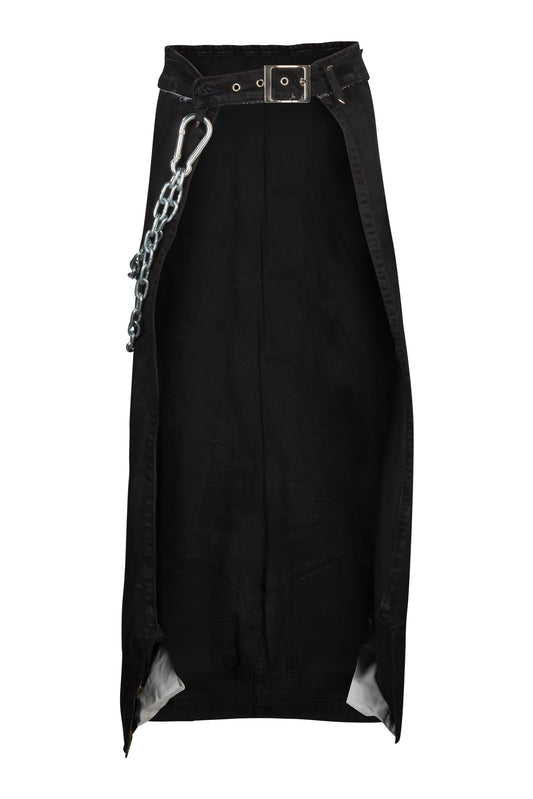 "Last resort" Denim skirt