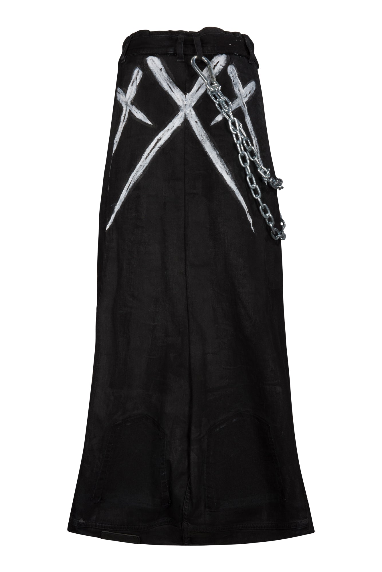 "Last resort" Denim skirt